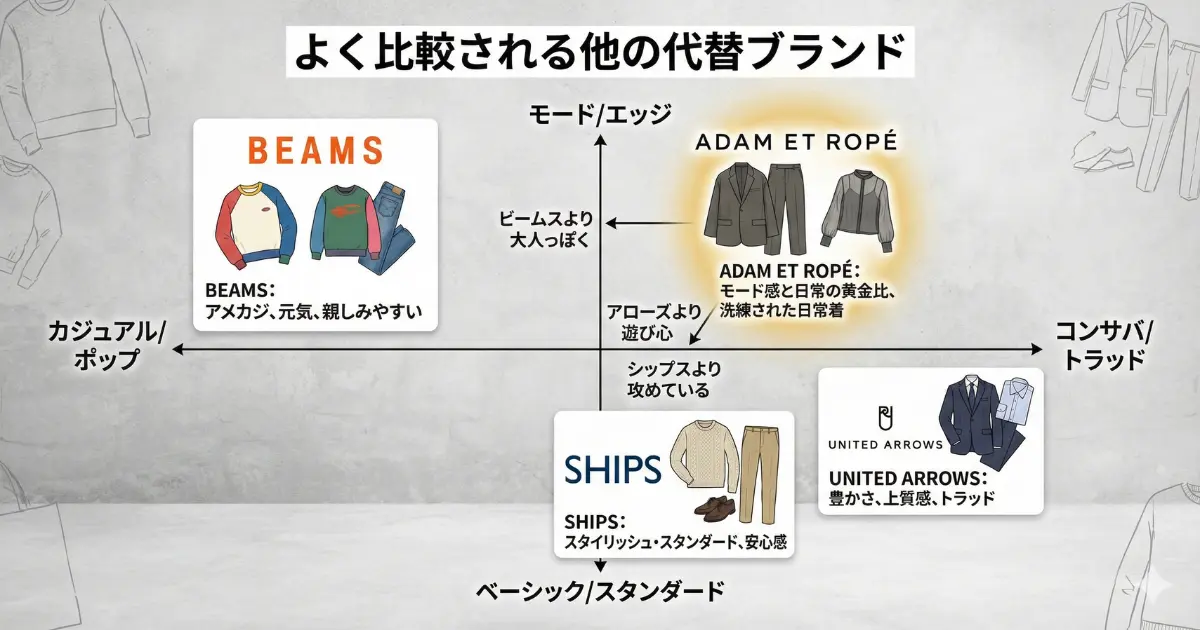 よく比較される他の代替ブランド