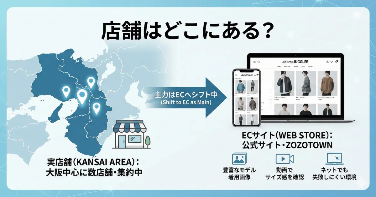 店舗はどこにある?