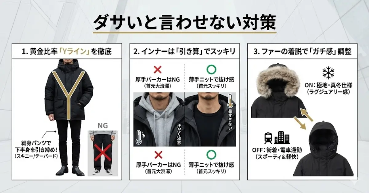 ダサいと言わせない対策