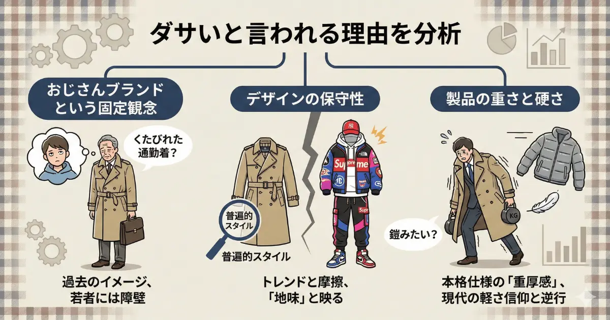 ダサいと言われる理由を分析