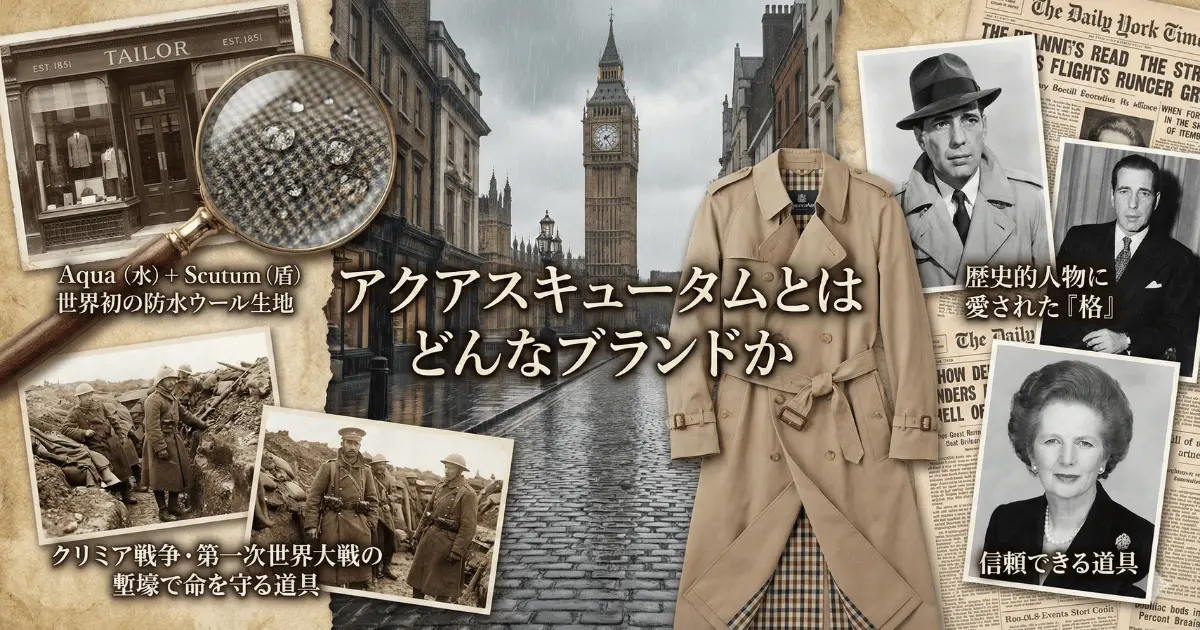 アクアスキュータムとはどんなブランドか