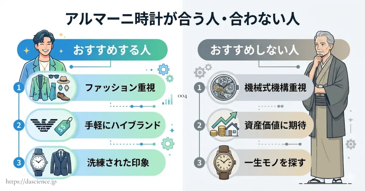 おすすめする人・しない人