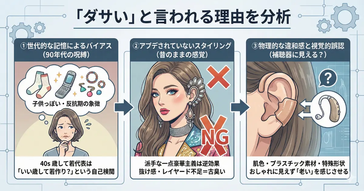 ダサいと言われる理由を分析