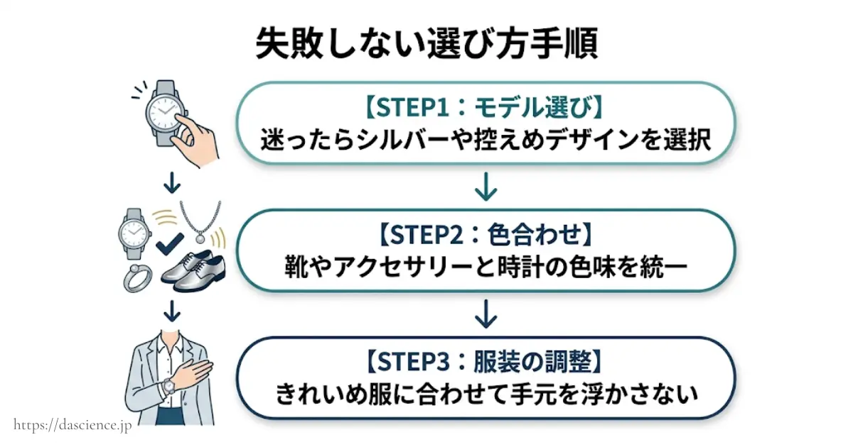 ダサいと言わせないための具体的な選び方と合わせ方
