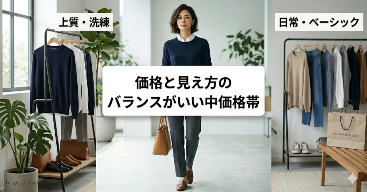 価格と見え方のバランスがいい中価格帯