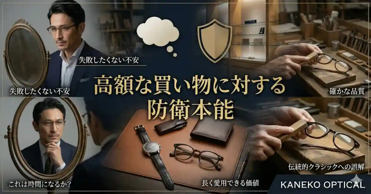 高額な買い物に対する防衛本能