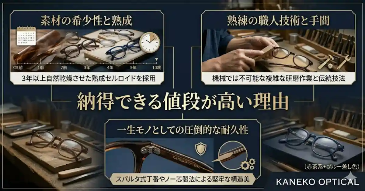 納得できる値段が高い理由