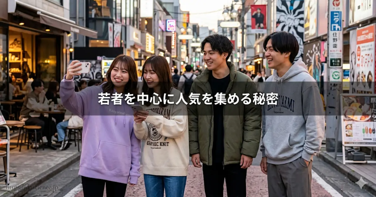 若者を中心に人気を集める秘密