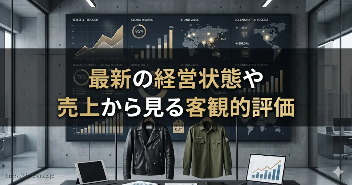 最新の経営状態や売上から見る客観的評価