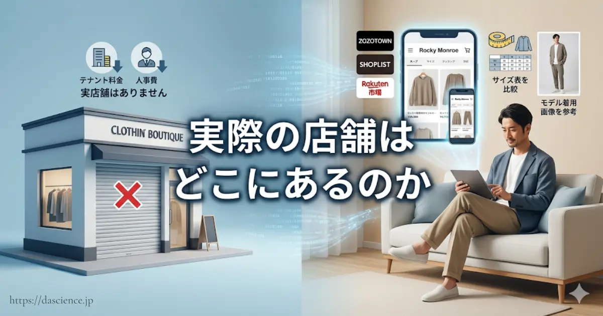 実際の店舗はどこにあるのか