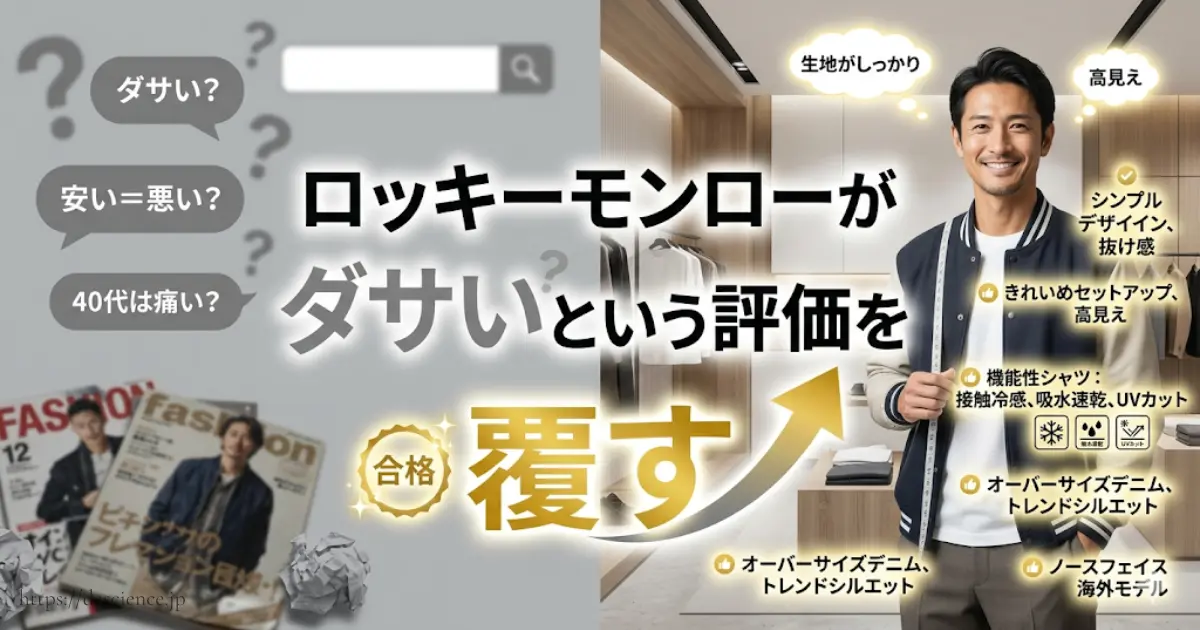 ロッキーモンローがダサいという評価を覆す