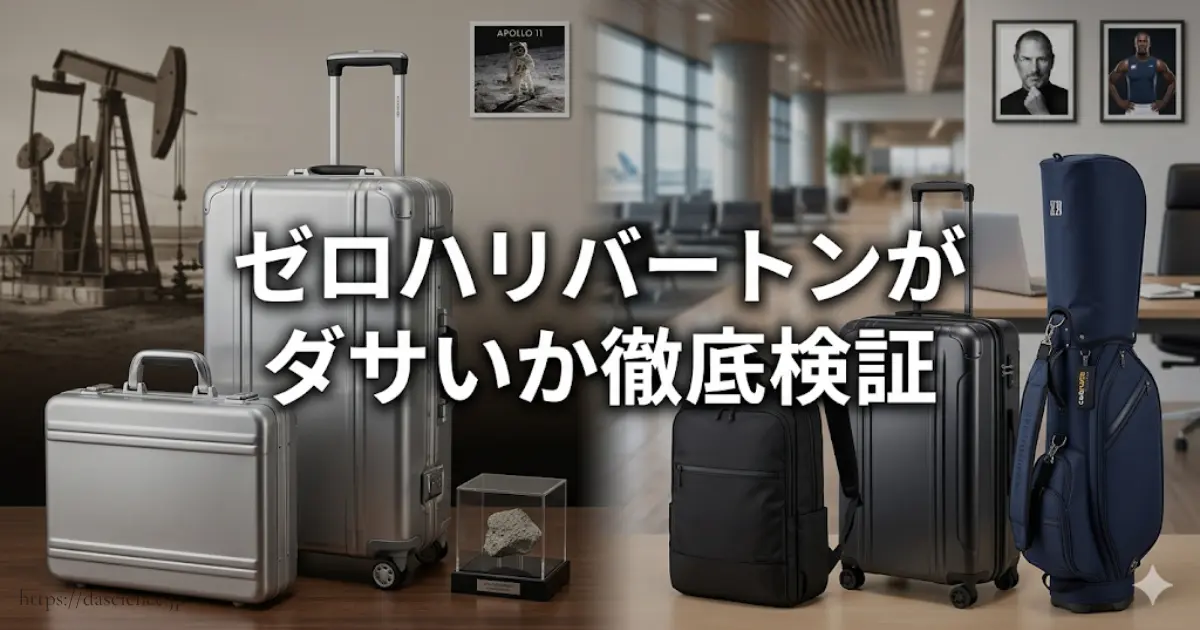 ゼロハリバートンがダサいか徹底検証