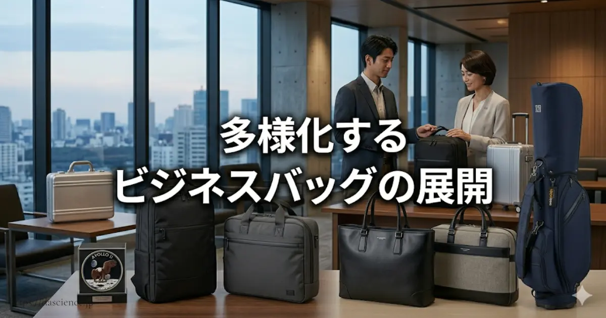 多様化するビジネスバッグの展開
