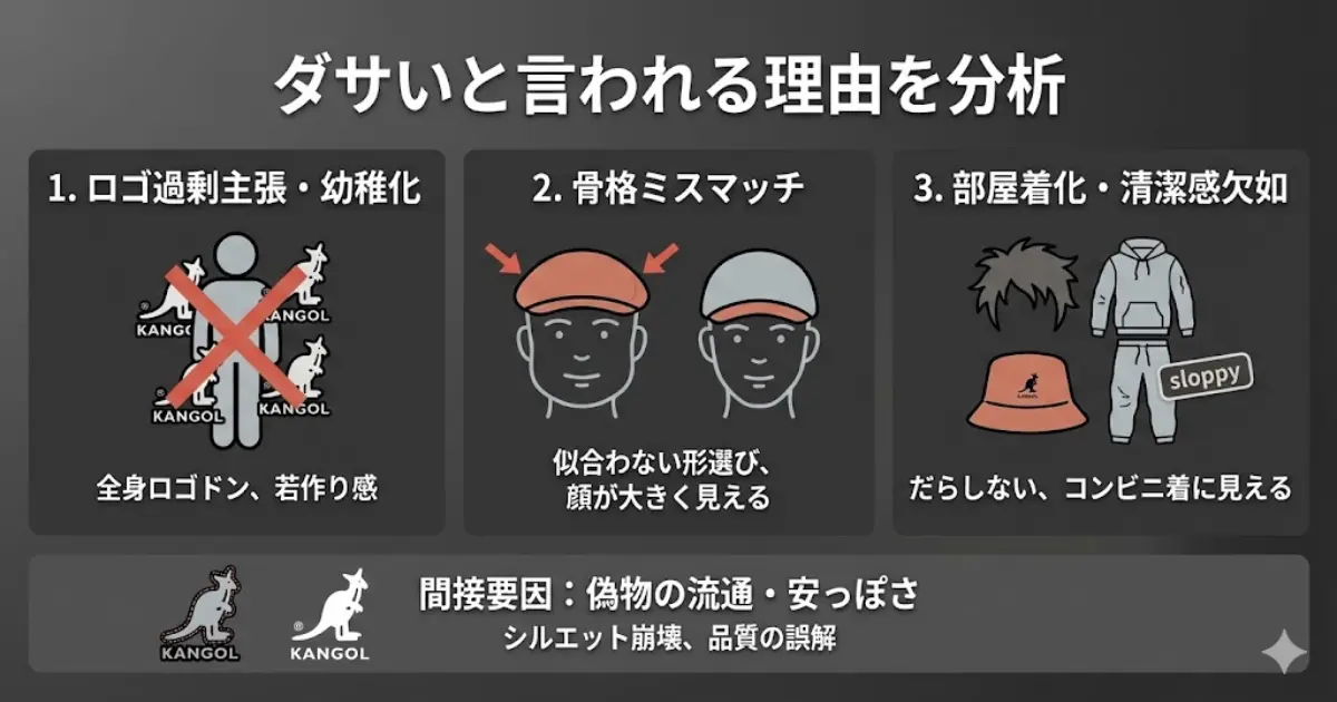 ダサいと言われる理由を分析