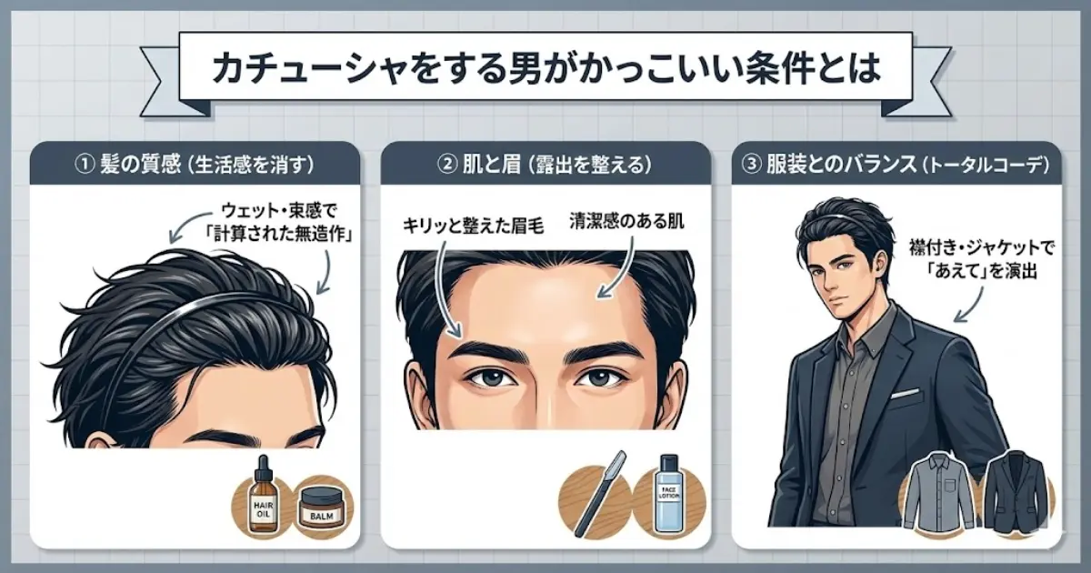 カチューシャをする男がかっこいい条件とは