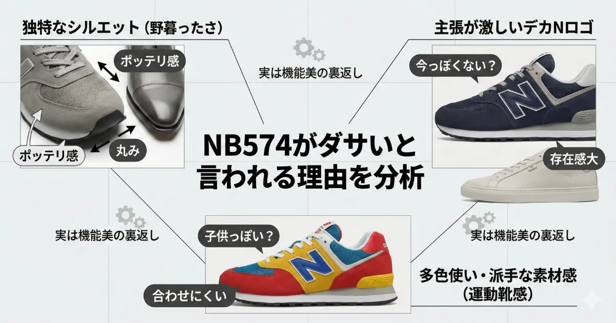 NB574がダサいと言われる理由を分析