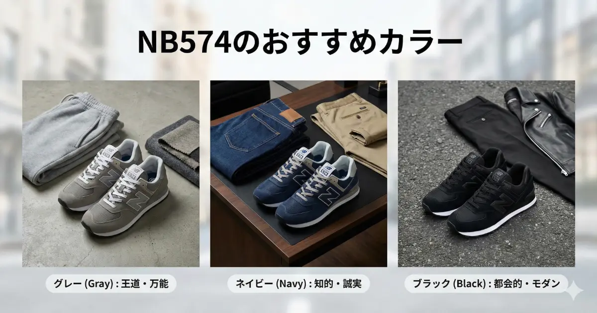 NB574のおすすめカラー