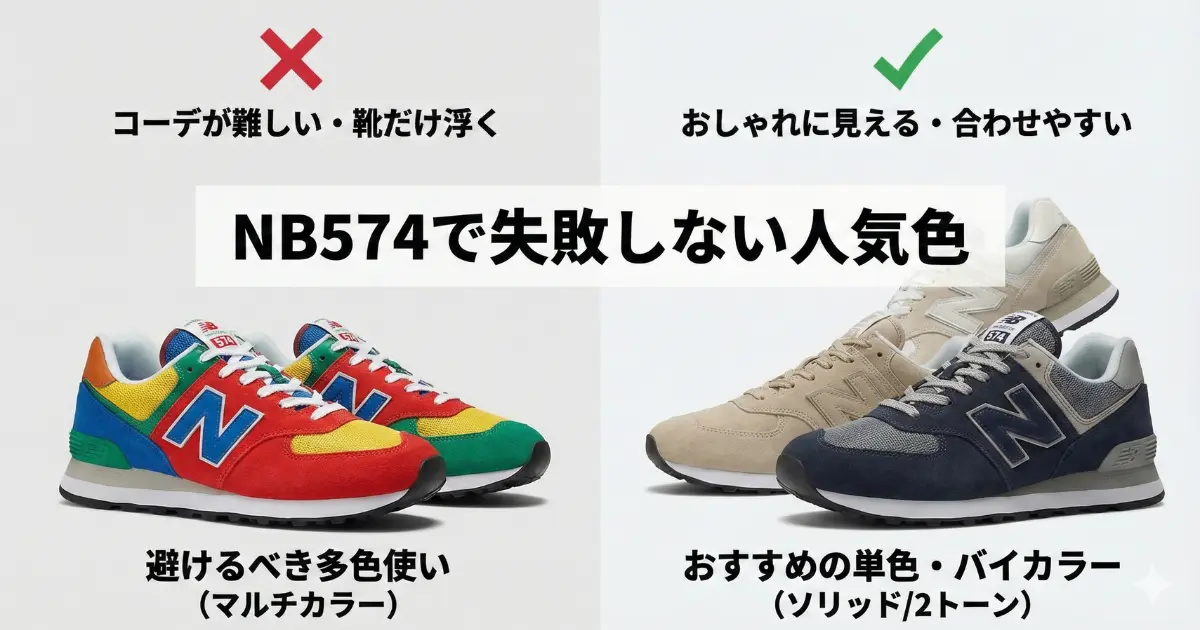 NB574で失敗しない人気色