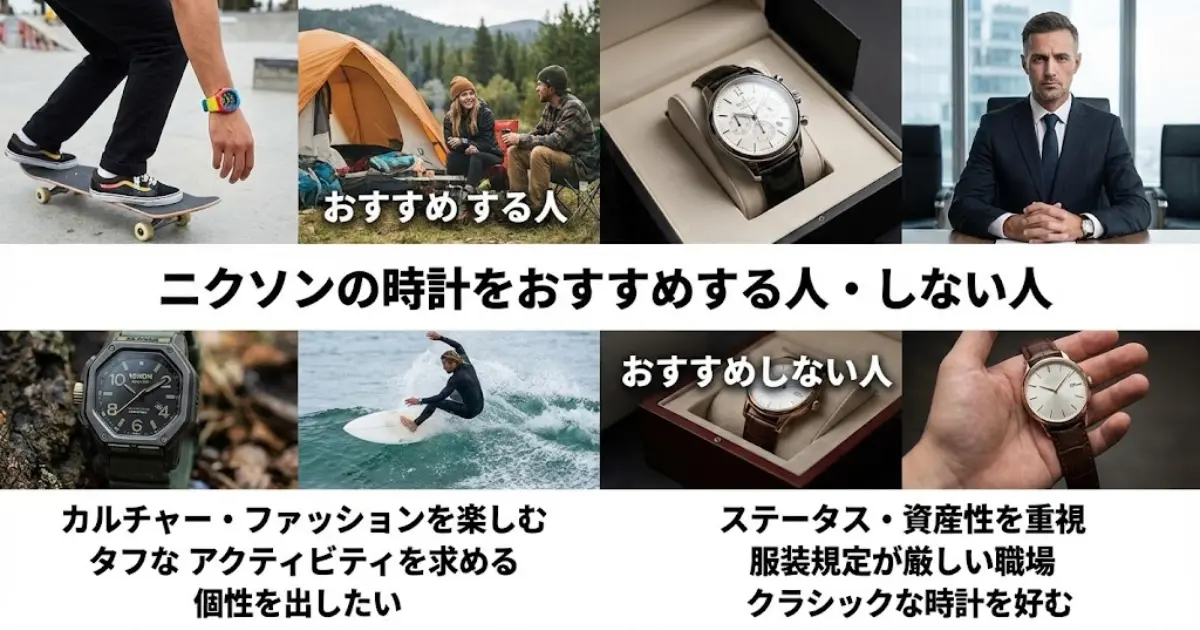 おすすめする人・しない人