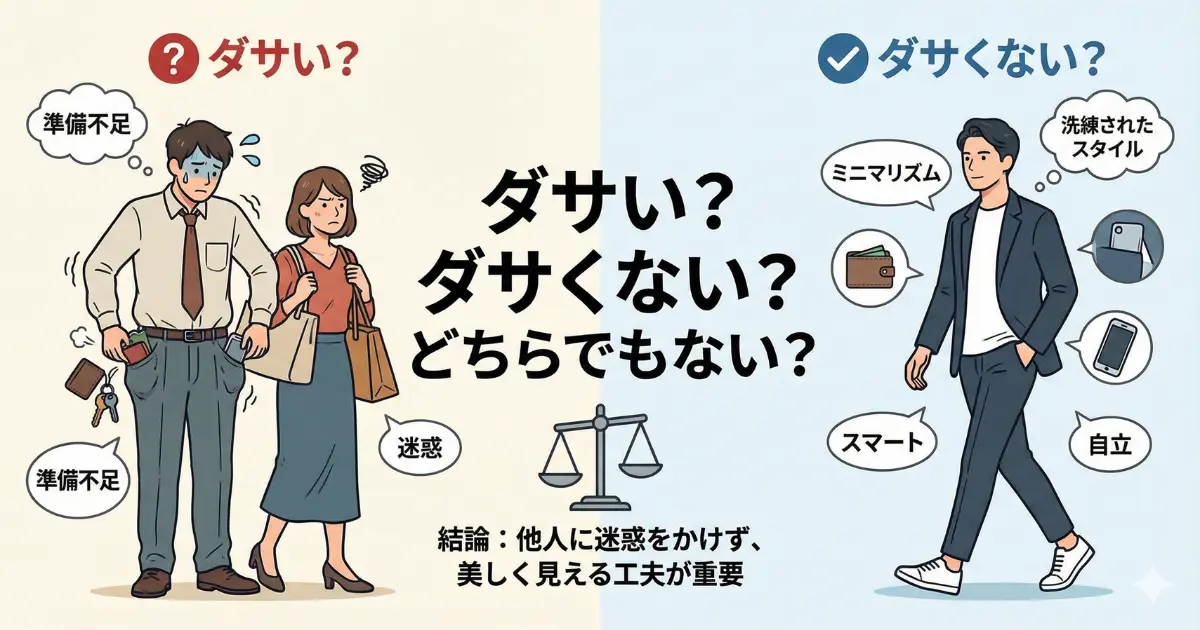 ダサい?ダサくない?どちらでもない?