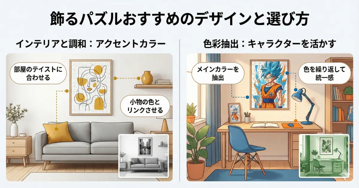 飾るパズルおすすめのデザインと選び方