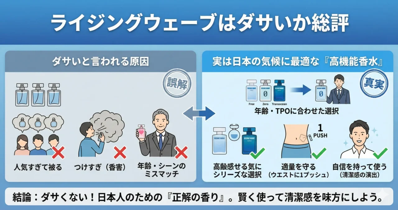 ライジングウェーブはダサいか総評