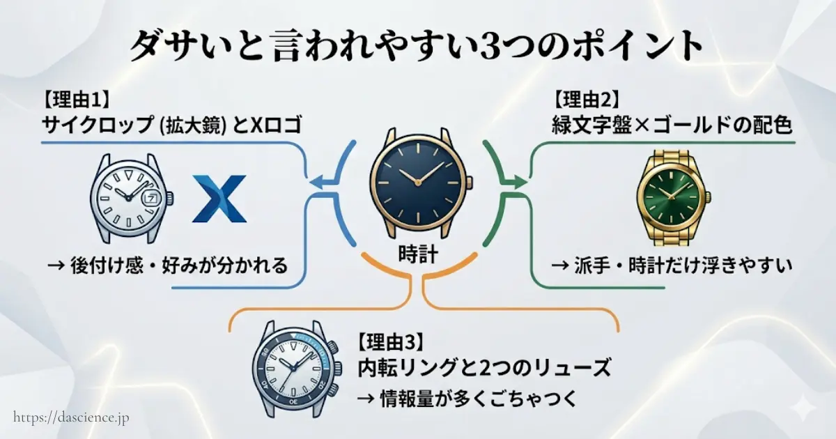 アルピニストがダサいと言われやすい3つの理由です。