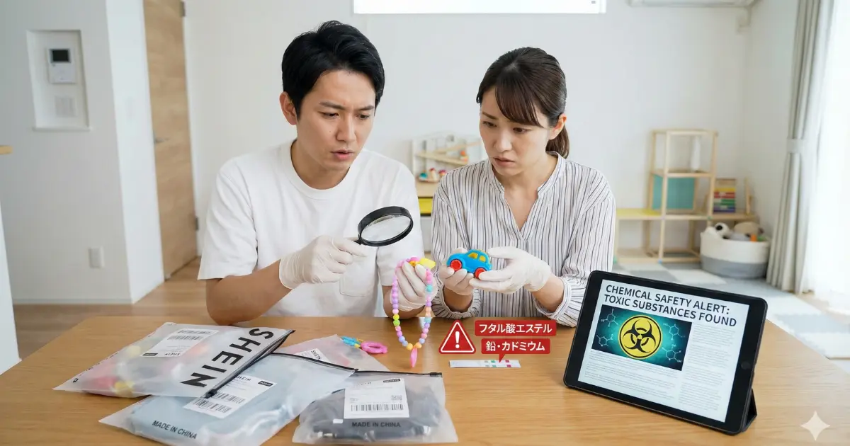 発がん性や危険性が噂される商品に注意をイメージした画像