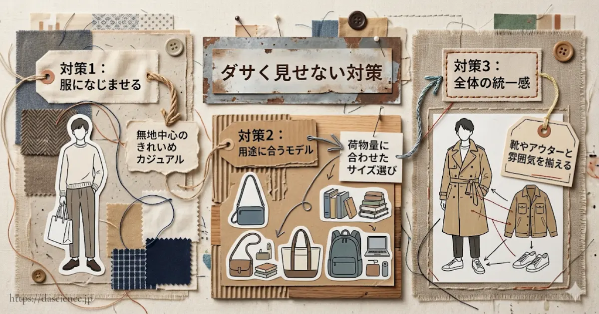 スタンダードサプライをダサく見せないための対策図解