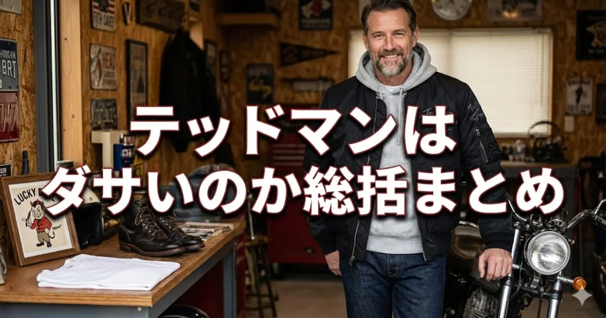 テッドマンはダサいのか総括まとめ