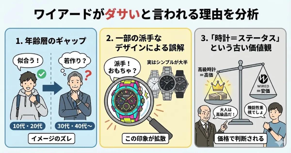 ワイアードがダサいと言われる理由を分析
